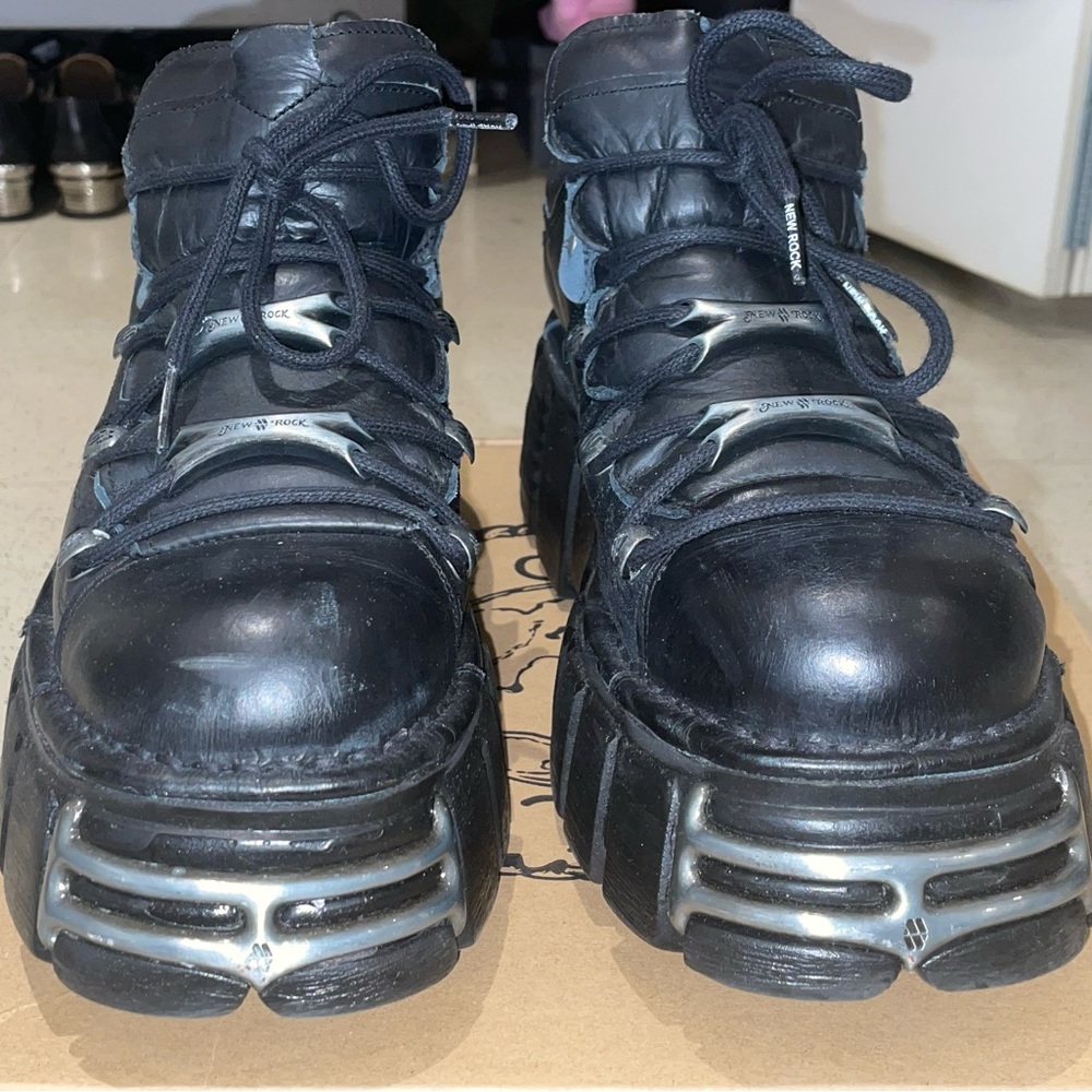 NewRock M-120-N-S26 Men’s Platform Ankle Boot